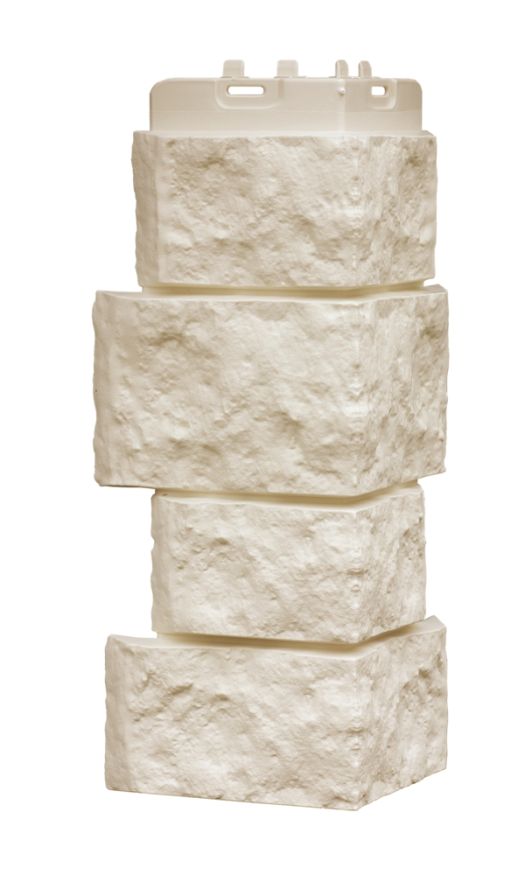 Угол наружный Grand Line, Дикий камень Classic, Молочный купить в Новосибирске