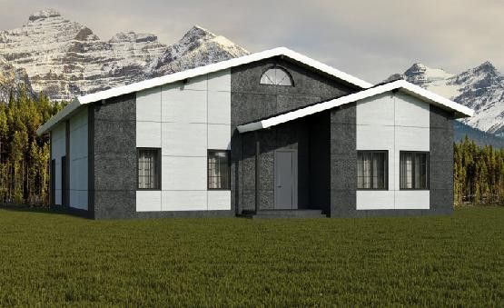Фиброцементный сайдинг Roofas Board Stone Цвет Антрацит купить в Новосибирске