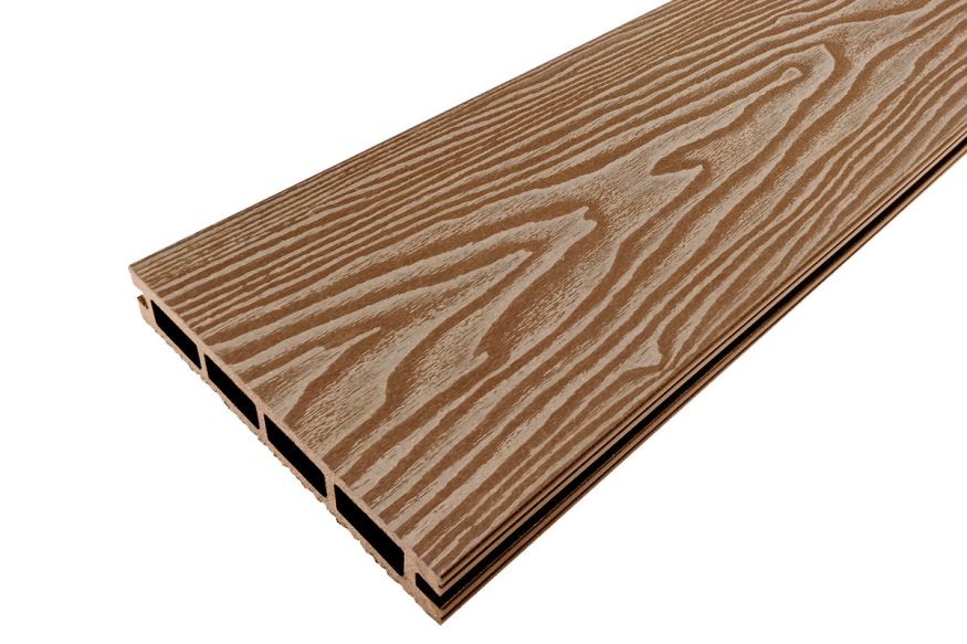 Террасная доска Holzhof, NauticPrime (Light) Esthetic Wood, Коричневый купить в Новосибирске