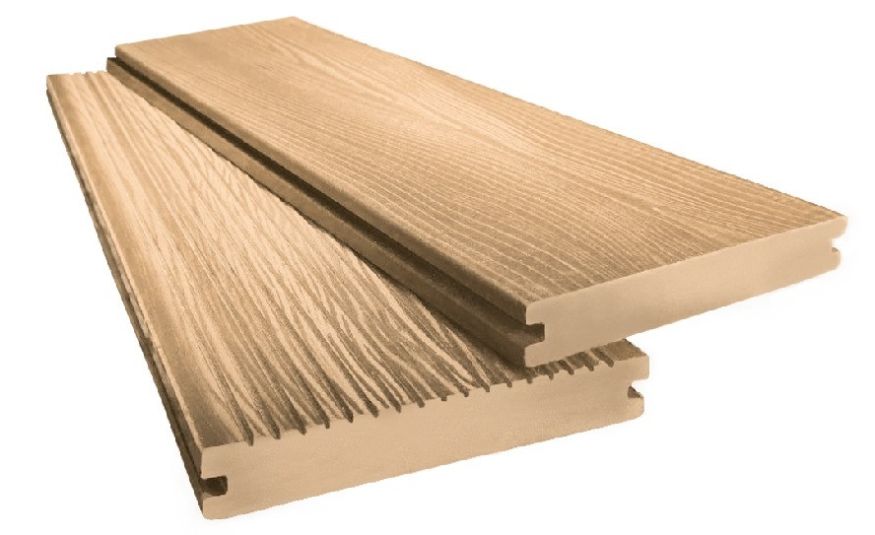 Террасная доска ДПК I-Techplast МАССИВ 3D WOOD Бронза купить в Новосибирске