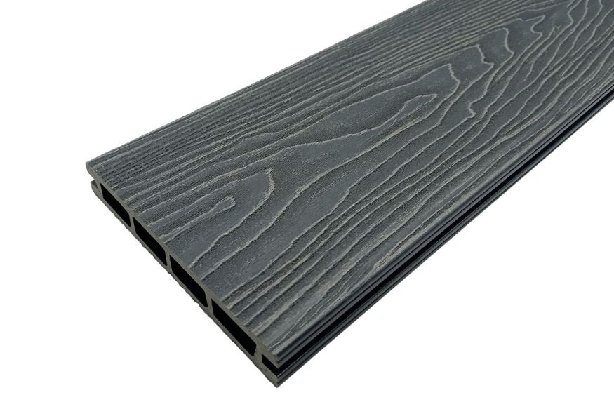 Террасная доска Holzhof, NauticPrime (Light) Esthetic Wood, Серый купить в Новосибирске
