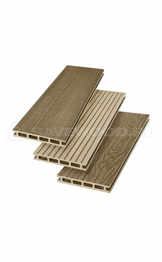 Террасная доска ДПК SaveWood, SW Carpinus (R), Тик купить в Новосибирске