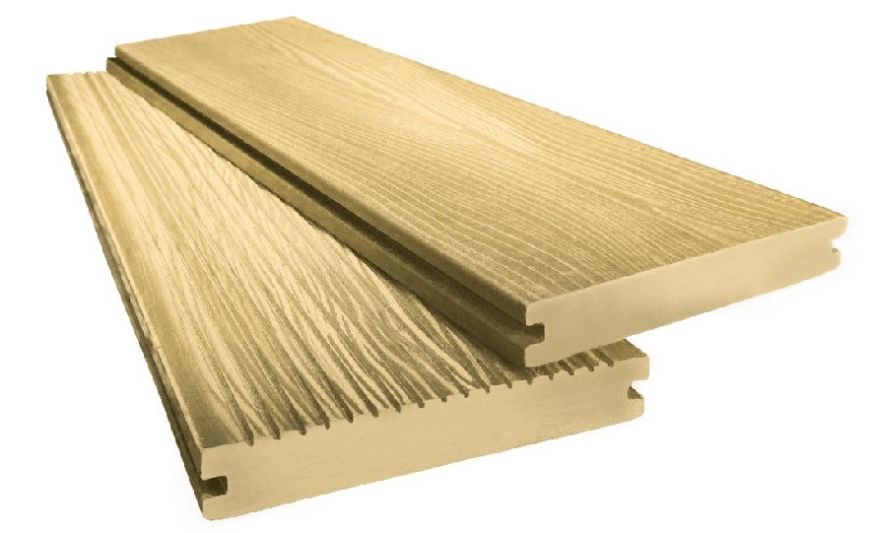 Террасная доска ДПК I-Techplast МАССИВ 3D WOOD Золотой купить в Новосибирске