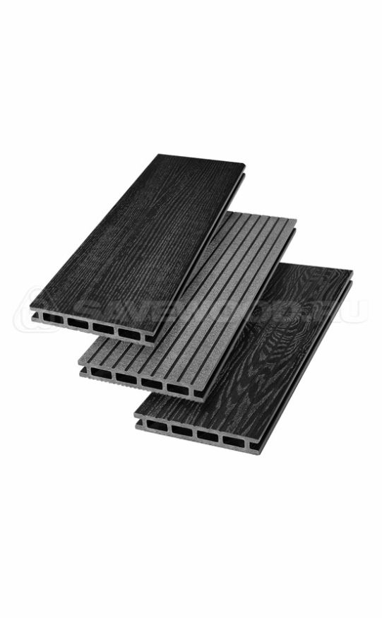 Террасная доска ДПК SaveWood, SW Carpinus (R), Черный купить в Новосибирске