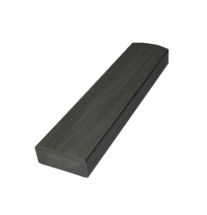 Лавочный брус Ecodecking Некст полнотелый брашированный, Графит