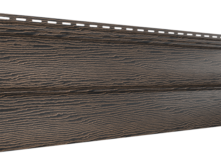 Виниловый сайдинг Ю-пласт TimberBlock Дуб, Мореный купить в Новосибирске