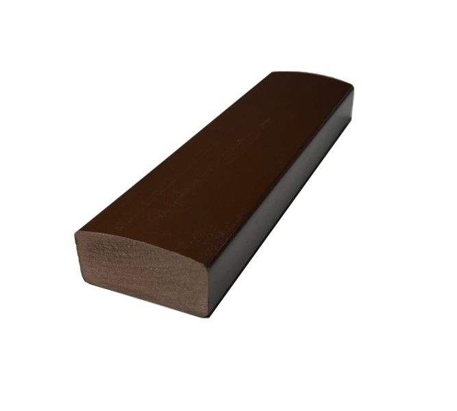 Лавочный брус Ecodecking Некст полнотелый глянцевый, Шоколад купить в Новосибирске