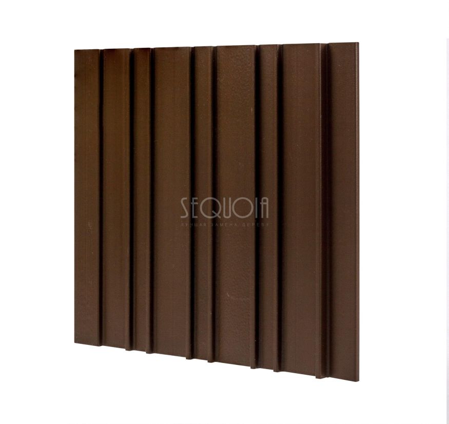 Доска фасадная SEQUOIA co-extrusion Коричневая купить в Новосибирске