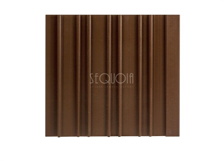 Доска фасадная SEQUOIA co-extrusion Коричневая купить в Новосибирске
