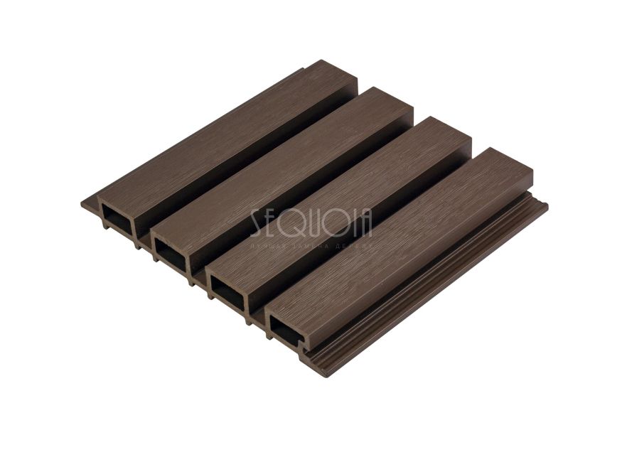 Доска фасадная SEQUOIA co-extrusion Коричневая купить в Новосибирске