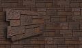 Фасадная панель VOX Sandstone (Сандстоун) в темно-коричневом цвете купить в Новосибирске