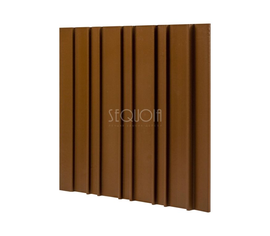 Доска фасадная SEQUOIA co-extrusion Светло-коричневая купить в Новосибирске