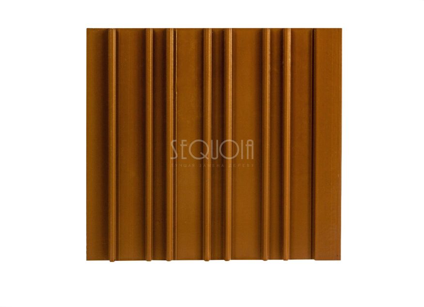 Доска фасадная SEQUOIA co-extrusion Светло-коричневая купить в Новосибирске