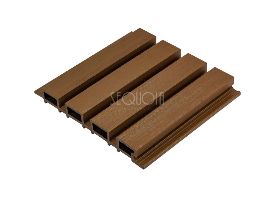 Доска фасадная SEQUOIA co-extrusion Светло-коричневая купить в Новосибирске