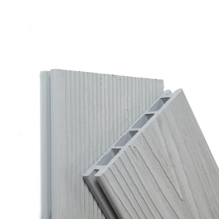 Террасная доска Экодекинг Титан 3D, Жемчуг купить в Новосибирске