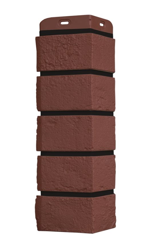 Угол наружный Grand Line, Состаренный кирпич Design Plus, Корица (Черный шов) купить в Новосибирске