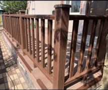 Перила FAYNAG из ДПК WOOD Шоколад