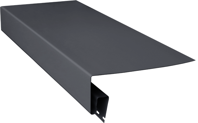 Широкая околооконная планка Grand Line (Я Фасад) Графит купить в Новосибирске