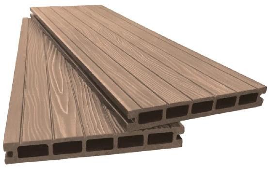 Террасная доска ДПК 3D Ай-Техплас 160x22, цвет какао купить в Новосибирске