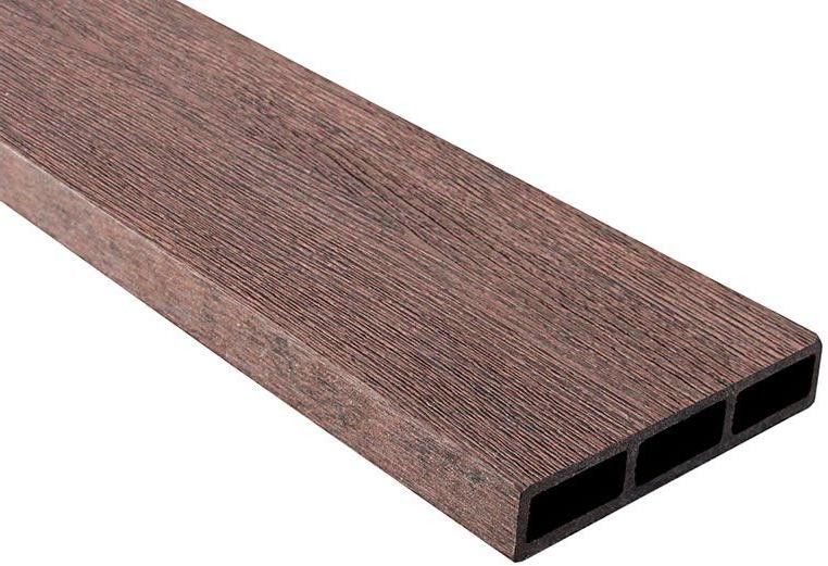 Доска 3D ДПК Outdoor STORM BROWN коричневая миксированная купить в Новосибирске