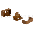 Комплект крепления перил прямое RusDecking Unodeck Орех купить в Новосибирске