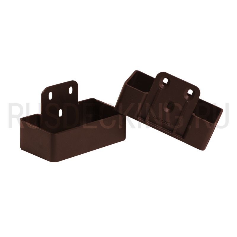Комплект крепления перил прямое RusDecking Unodeck Венге купить в Новосибирске