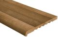 Ступень из ДПК Outdoor Havana/Вельвет, полнотелая дубовая купить в Новосибирске