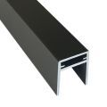 Алюминиевый П-профиль EasyDecking Черное дерево купить в Новосибирске