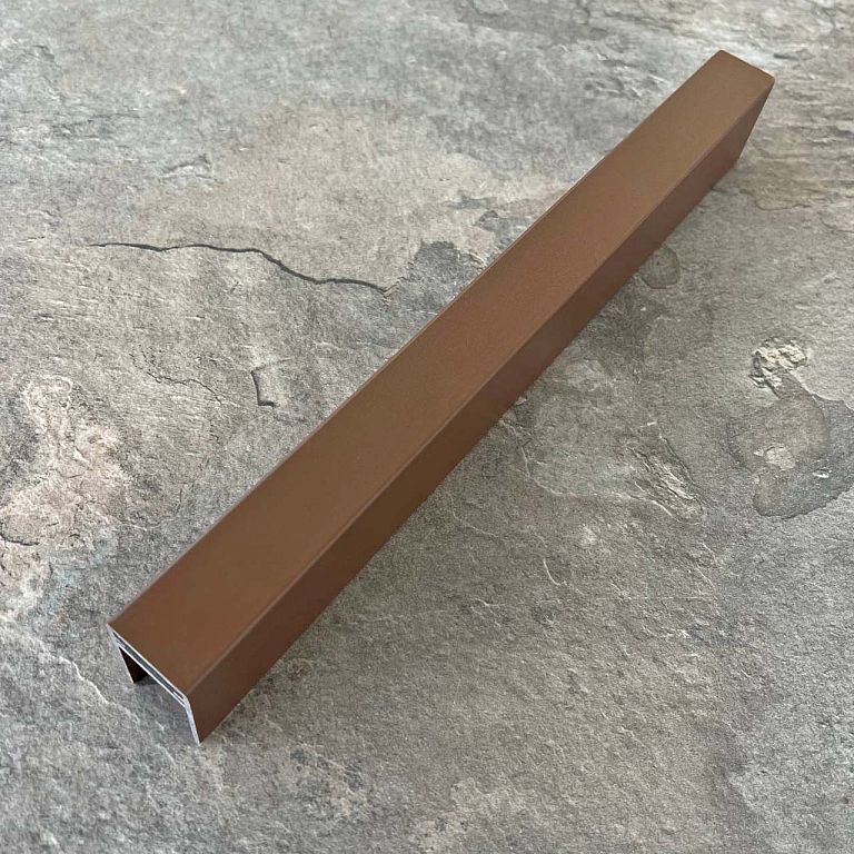 Алюминиевый П-профиль EasyDecking Коричневый купить в Новосибирске