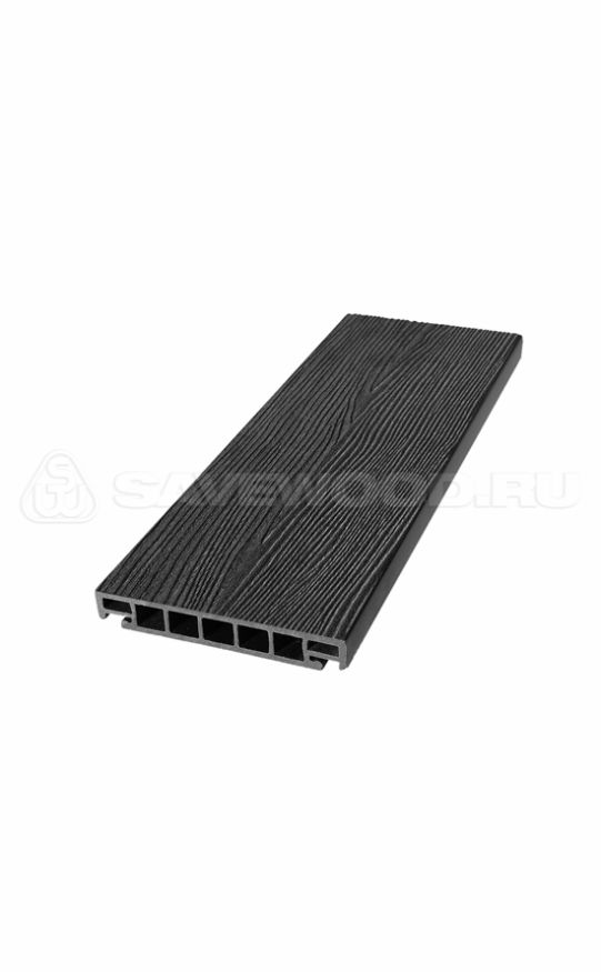 Террасная доска ДПК SaveWood, SW Salix (S) (R), Черный купить в Новосибирске