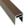 Алюминиевый П-профиль EasyDecking Венге купить в Новосибирске