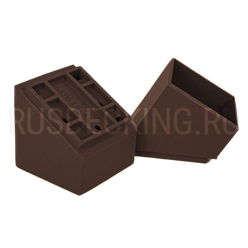 Крепление балясины наклонное RusDecking Unodeck Венге купить в Новосибирске