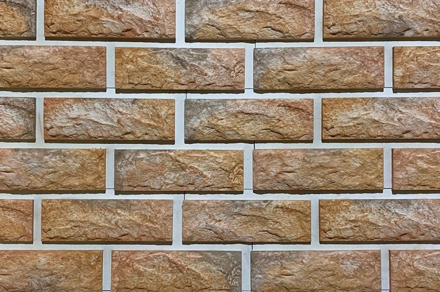 Фиброцементные панели КАНЬОН Сколотый кирпич - 35 купить в Новосибирске