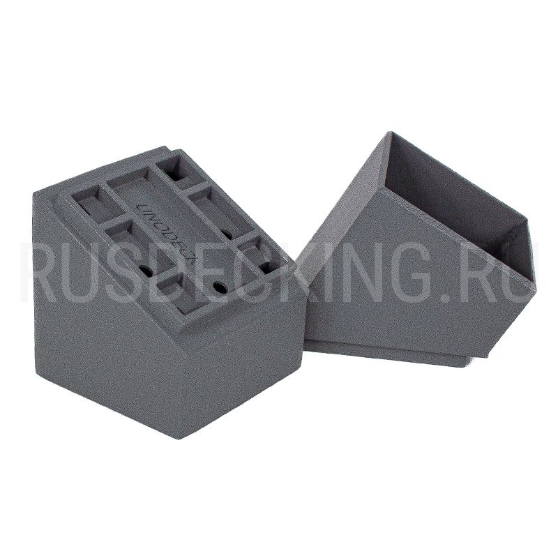 Крепление балясины наклонное RusDecking Unodeck Серый купить в Новосибирске