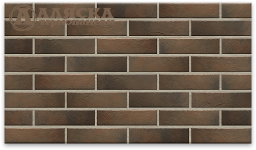 Фасадные термопанели Аляска 26. Retro brick cardamon купить в Новосибирске