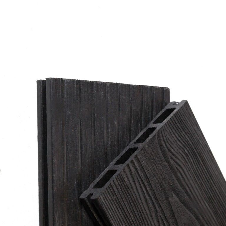 Террасная доска Ecodecking Комфорт 3D Графит купить в Новосибирске