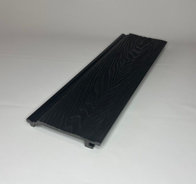 Фасадная доска Ecodecking Экстра 3D Графит купить в Новосибирске