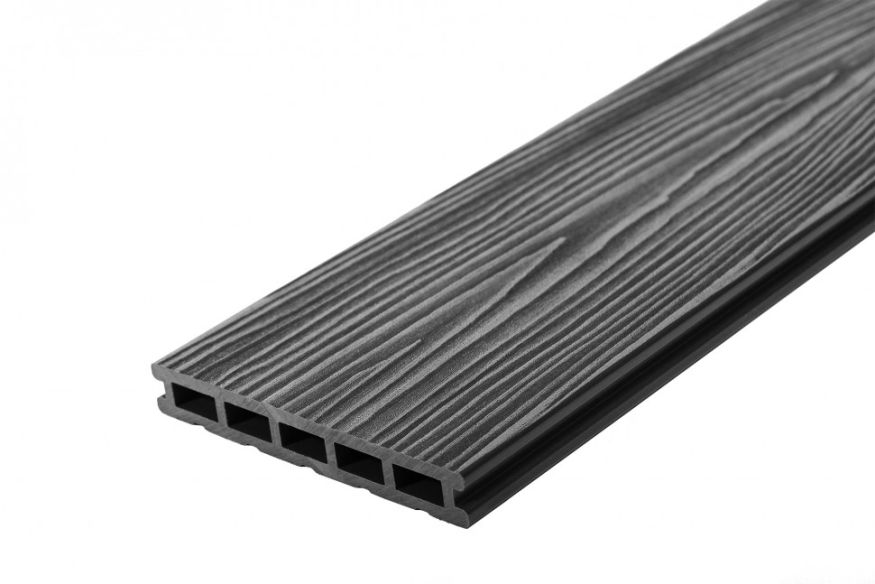 Террасная доска ДПК RusDecking Unodeck Mogano - Графит купить в Новосибирске