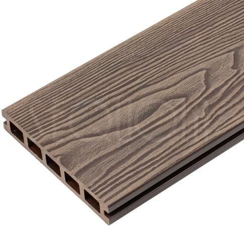 Доска террасная ДПК SEQUOIA, DUAL 3D WOOD, BROWN купить в Новосибирске