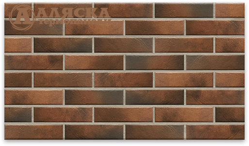Фасадные термопанели Аляска 24. Retro brick chili купить в Новосибирске
