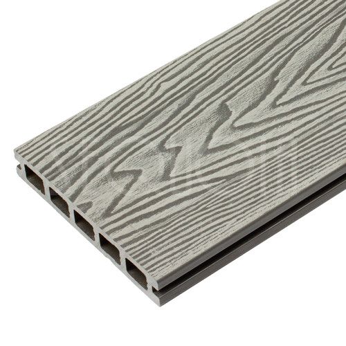 Доска террасная ДПК SEQUOIA, DUAL 3D WOOD, GRAY купить в Новосибирске