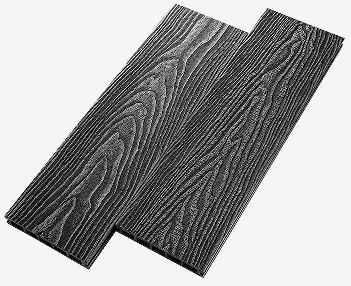 Террасная доска ДПК RusDecking Unodeck Vintage - Графит купить в Новосибирске
