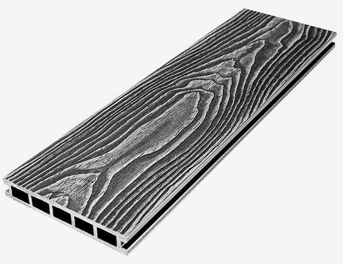 Террасная доска ДПК RusDecking Unodeck Vintage - Графит купить в Новосибирске