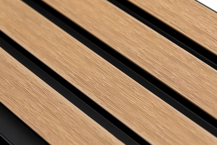 Реечная фасадная панель Ecodecking Скай Коэкструзия Бук купить в Новосибирске