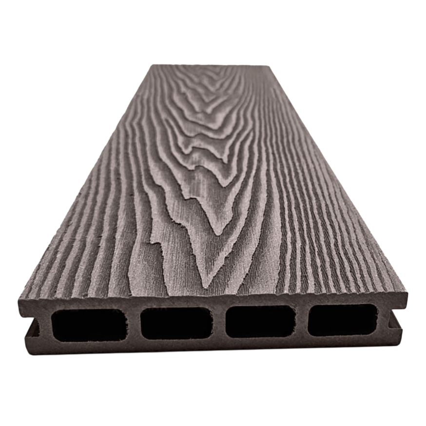 Террасная доска ДПК NanoWood 3D Double Венге купить в Новосибирске