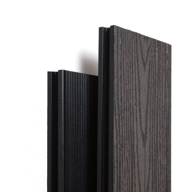 Террасная доска Ecodecking Техно плюс Графит купить в Новосибирске