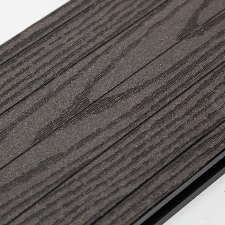 Террасная доска Ecodecking Техно плюс Графит купить в Новосибирске