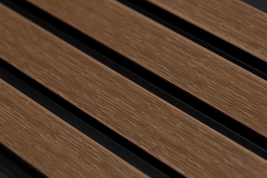 Реечная фасадная панель Ecodecking Скай Коэкструзия Тик купить в Новосибирске