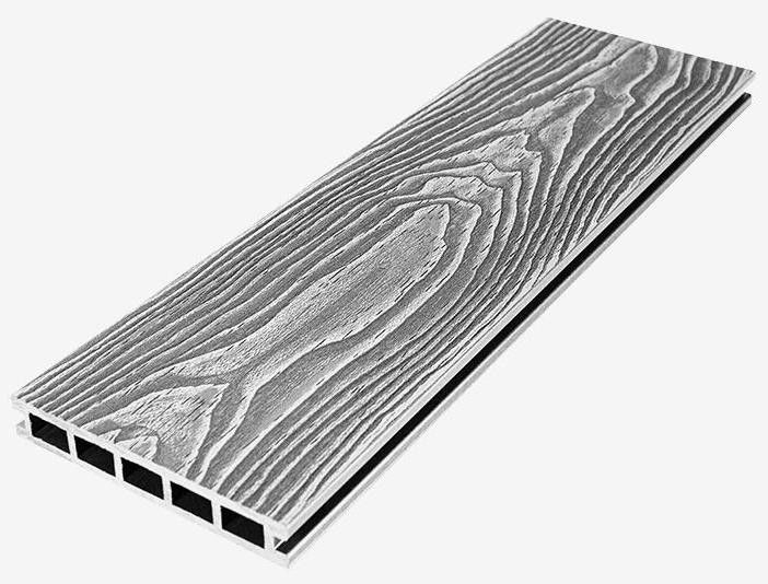 Террасная доска ДПК RusDecking Unodeck Vintage - Серый купить в Новосибирске