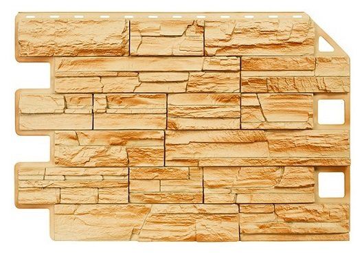 Фасадная панель Royal Stone, Скалистый камень, Буффало купить в Новосибирске